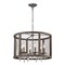 Renaissance Invention 20 Wide 6-Light Pendant - Weathered Zinc